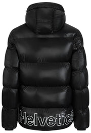 Helvetica Mountain Pioneers Edge Hooded Down Jacket - Black