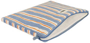 Hindbag Ava Medium 15inch Laptop Case - Orange/Blue Stripes