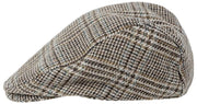 Dents Stanwick Tweed Flat Cap - Brown