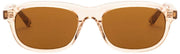 MessyWeekend Travis Blue Light Reading Glasses - Brown/Peach Beige
