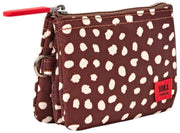Roka Carnaby Small Recycled Canvas Wallet - Brown Spot