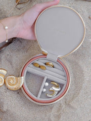 Stackers Wave Round Jewellery Box - Desert Orange