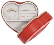 Stackers Heart Travel Jewellery Box - Red