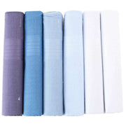 david-van-hagen-plain-6-pack-handkerchief---blue-34298418