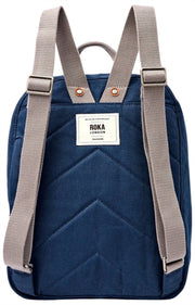 Roka Hampton Small Cotton Canvas Backpack - Admiral Blue