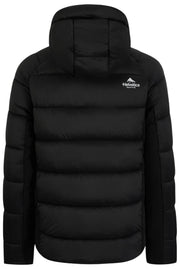 Helvetica Mountain Pioneers Sniper Hooded Down Jacket - Black