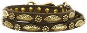 Campomaggi Siena Stud Leather Chain Belt - Military Green