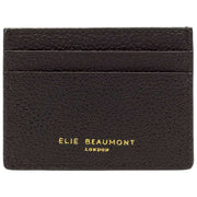 Elie Beaumont Heart Cardholder - Black/Berry Pink
