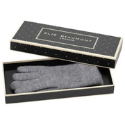 Elie Beaumont Knitted Weave Gloves - Grey