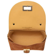 Elie Beaumont Suede Mini Bambou Bag - Tan