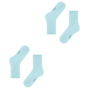 Esprit Basic Pure 2 Pack Socks - Barely Blue