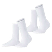 Esprit Basic Tennis 2 Pack Socks - White