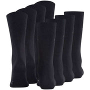 Esprit Solid 4 Pack Socks - Black