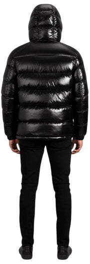 Helvetica Mountain Pioneers Space Hooded Jacket - Black