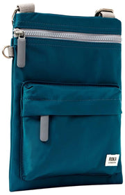 Roka Chelsea B Medium Recycled Nylon Crossbody Bag - North Sea Blue
