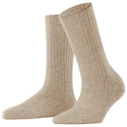 Falke Cosy Wool Boot Socks - Beige Mel