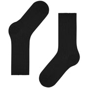 Falke Cosy Wool Boot Socks - Black