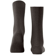 Falke Cosy Wool Boot Socks - Dark Brown