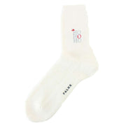 Falke Cosy Wool Ho Ho Ho Socks - Off-White