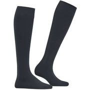 Falke Cotton Touch Knee High Socks - Graphite Grey