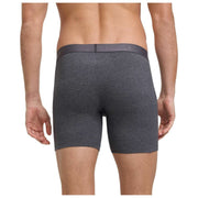 Falke Daily Comfort 2-Pack Long Leg Boxer - Dark Grey Heather