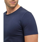 Falke Daily Comfort Crew Neck 2 Pack T-Shirt - Midnight Navy