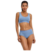 Falke Daily Comfort Print 2-Pack Bustier Bralette - Beige/Blue