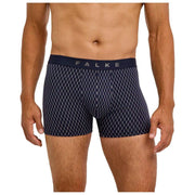 Falke Daily Comfort Printed 2-Pack Boxer Brief - Navy Blue