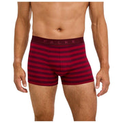 Falke Daily Comfort Striped Boxer Brief - Burgundy