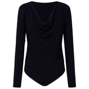 Falke Daily Drape Brief Bodysuit - Black