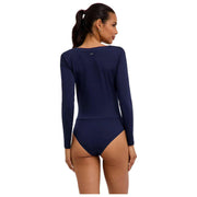 Falke Daily Drape Brief Bodysuit - Space Blue
