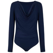 Falke Daily Drape Brief Bodysuit - Space Blue