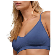Falke Daily Seamless Bustier Bralette - Captain Blue