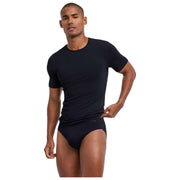 Falke Daily Seamless Crew-Neck T-Shirt - Black