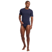 Falke Daily Seamless Crew-Neck T-Shirt - Midnight Navy