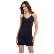 Falke Delicate Touch Chemise Top - Black