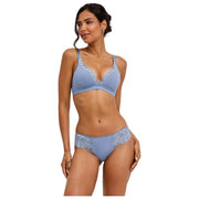 Falke Delicate Touch High Apex Bra - Blue Steel