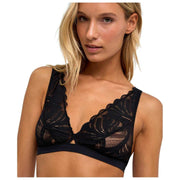 Falke Delicate Touch Triangle Bralette - Black