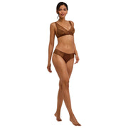 Falke Delicate Touch Triangle Bralette - Deer Brown