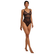 Falke Private Bondage String Bodysuit - Black