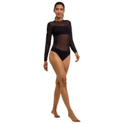 Falke Private Censored String Bodysuit - Black