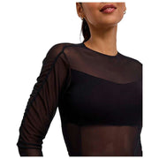 Falke Private Censored String Bodysuit - Black
