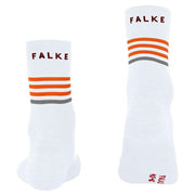 Falke RU4 Endurance Reflect Running Socks - White/Orange