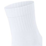 Falke Run Rib Short Socks - White