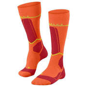 Falke SK Compression Wool Skiing Knee-High W3 Socks - Flash Orange