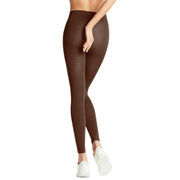 Falke Softmerino Leggings - Cinnamon Brown