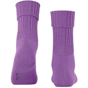 Falke Striggings Rib Boot Socks - Pink Iris Lilac