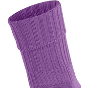 Falke Striggings Rib Boot Socks - Pink Iris Lilac