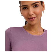 Falke Timeless Cotton Crew String Bodysuit - Magnolia Lilac