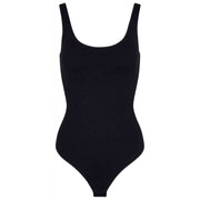 Falke Timeless Cotton Tank Brief Bodysuit - Black